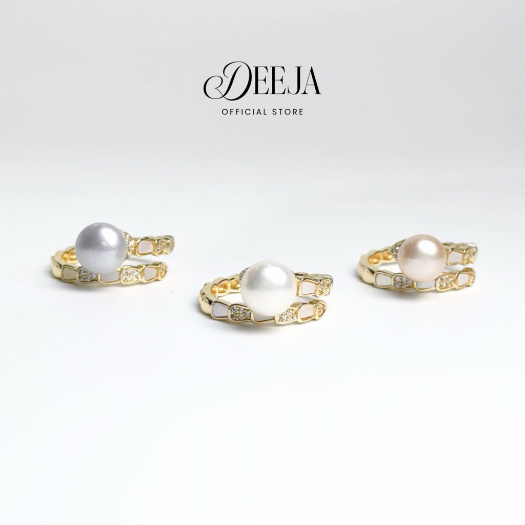 Deeja • Freshwater Pearl Adjustable Ring FRE10120