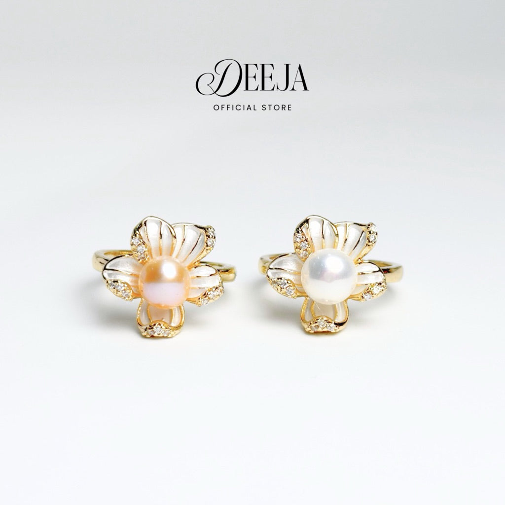 Deeja • Freshwater Pearl Adjustable Ring FRE10105