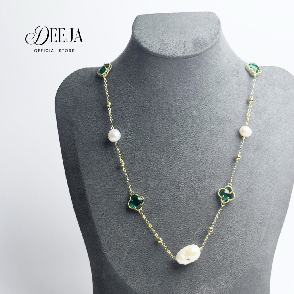Deeja • Baroque Freshwater Pearl Lariat Necklace 26" No Clasp FPN10420